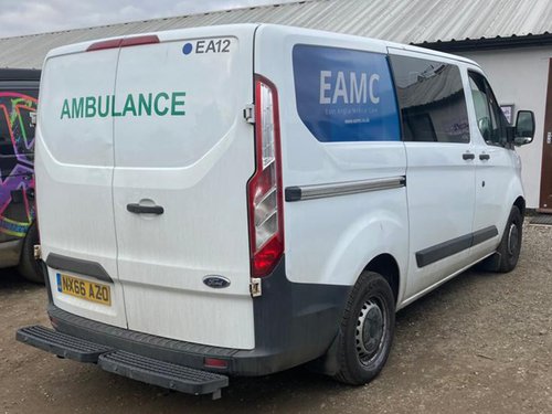 Secure Mental Health Transport ambulance outside